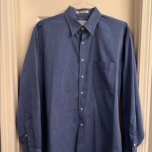 Mens Perry Ellis Blue Button Down Shirt